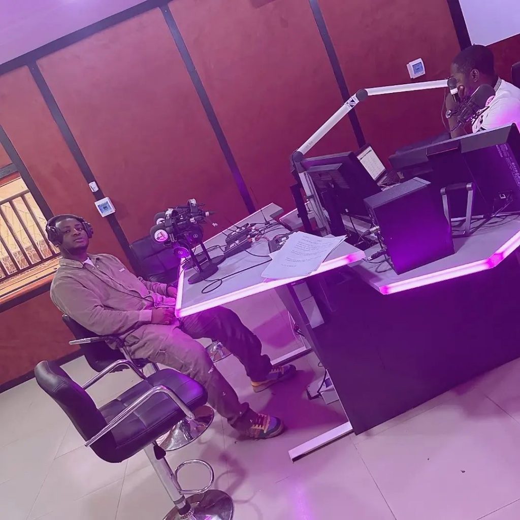 YB Krissy during a radio interview on Brothers FM 90.5 Makurdi